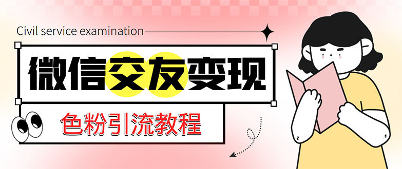 微信交友变现项目，吸引全网LSP男粉精准变现，小白也能轻松上手，日入500+ - 严选资源大全 - 严选资源大全