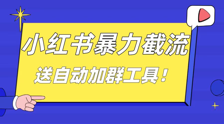 小红书截流引流大法，简单无脑粗暴，日引20-30个高质量创业粉 - 严选资源大全 - 严选资源大全