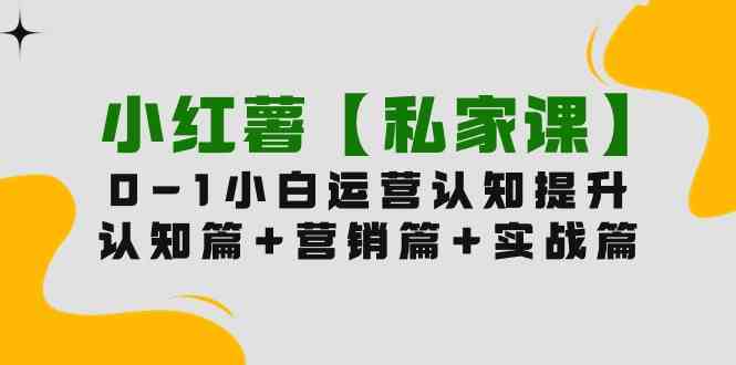 （9910期）小红薯【私家课】0-1玩赚小红书内容营销，认知篇+营销篇+实战篇（11节课） - 严选资源大全 - 严选资源大全