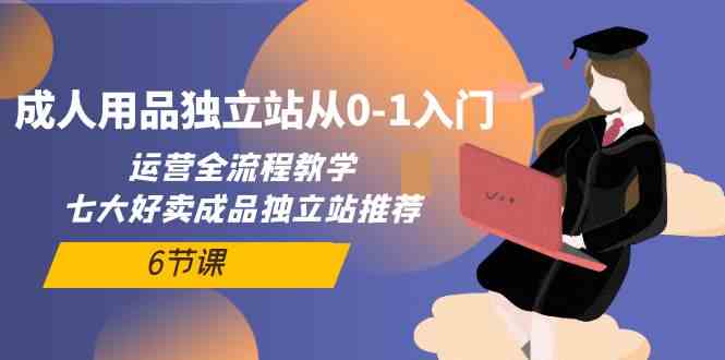 （10082期）成人用品独立站从0-1入门，运营全流程教学，七大好卖成品独立站推荐-6节课 - 严选资源大全 - 严选资源大全