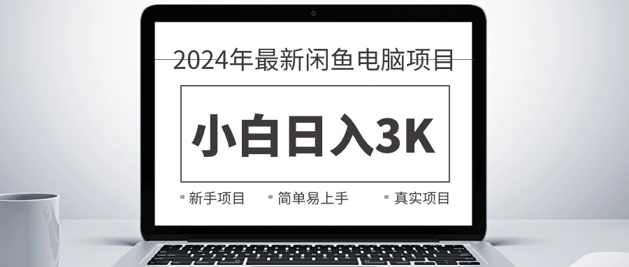 （10845期）2024最新闲鱼卖电脑项目，新手小白日入3K+，最真实的项目教学 - 严选资源大全 - 严选资源大全