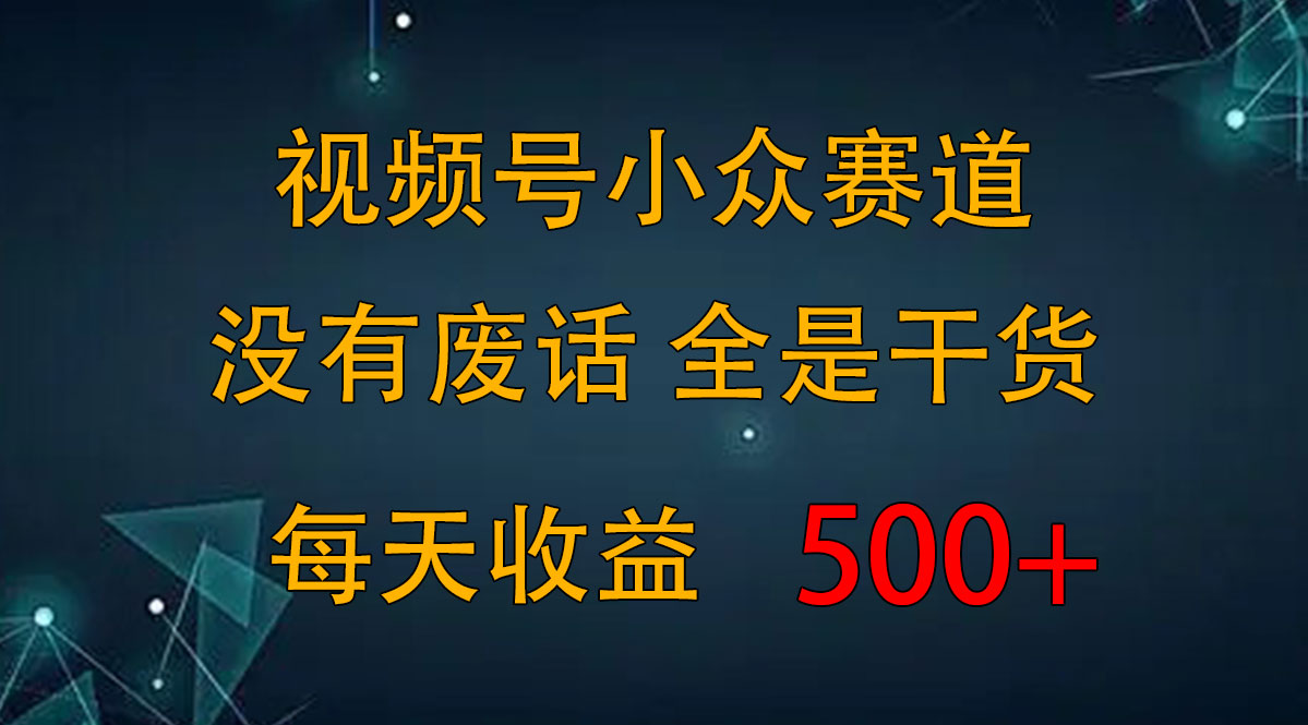 2024视频号新手攻略，今日话题赛道带你日赚300+ - 严选资源大全 - 严选资源大全