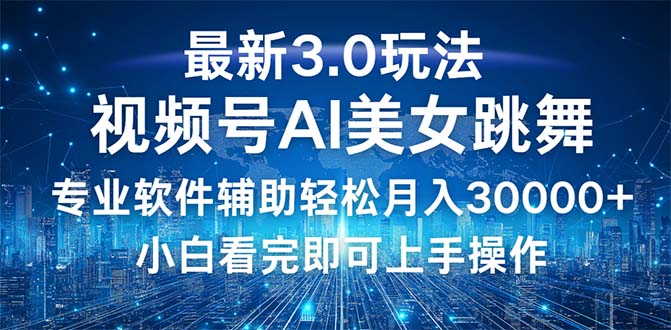 （12788期）视频号最新3.0玩法，当天起号小白也能轻松月入30000+ - 严选资源大全 - 严选资源大全