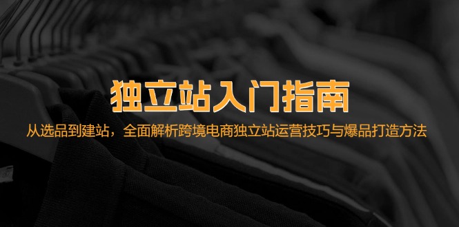 （12882期）独立站入门指南：从选品到建站，全面解析跨境电商独立站运营技巧与爆品… - 严选资源大全 - 严选资源大全