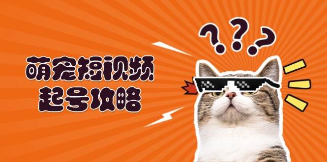 （13135期）萌宠-短视频起号攻略：定位搭建推流全解析，助力新手轻松打造爆款 - 严选资源大全 - 严选资源大全