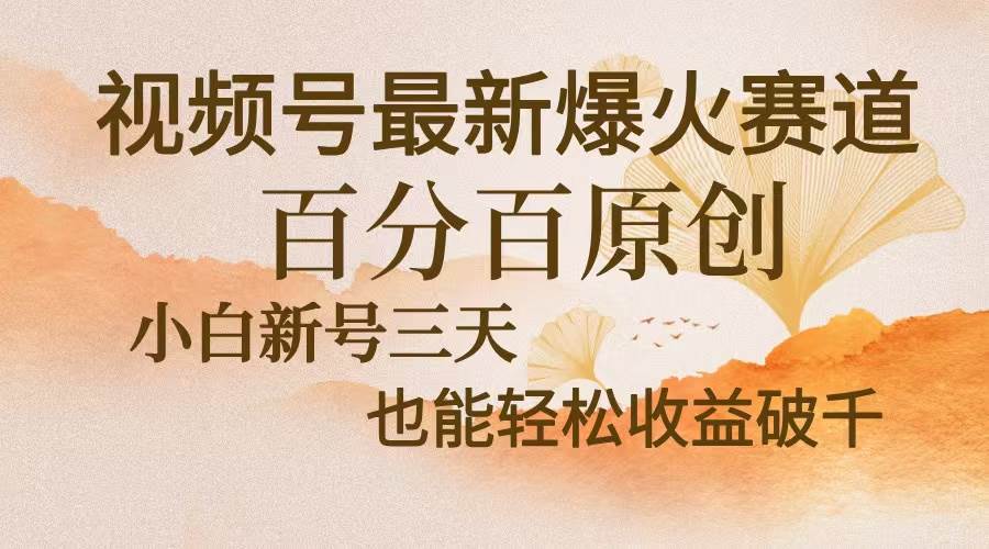 （13225期）视频号最新爆火赛道，中老年粉深信不疑，百分百原创，新号三天收益轻松… - 严选资源大全 - 严选资源大全