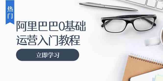 阿里巴巴运营零基础入门教程：涵盖开店、运营、推广，快速成为电商高手 - 严选资源大全 - 严选资源大全