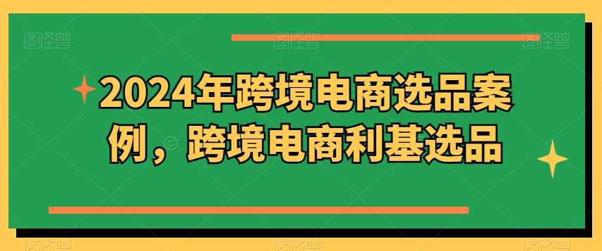 2024年跨境电商选品案例，跨境电商利基选品（更新11月） - 严选资源大全 - 严选资源大全