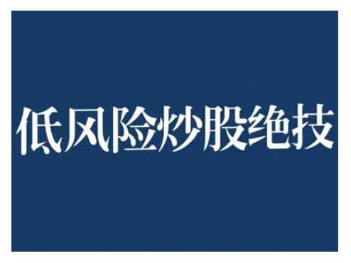 2024低风险股票实操营，低风险，高回报 - 严选资源大全 - 严选资源大全