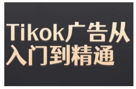 Tiktok Ads实操教程，Tiktok广告从入门到精通 - 严选资源大全 - 严选资源大全