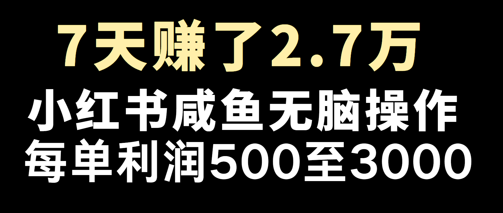 冷门暴利，超级简单的项目0成本玩法，每单在500至4000的利润 - 严选资源大全 - 严选资源大全