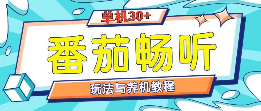 （13571期）番茄畅听全方位教程与玩法：一天单设备日入30+不是问题 - 严选资源大全 - 严选资源大全