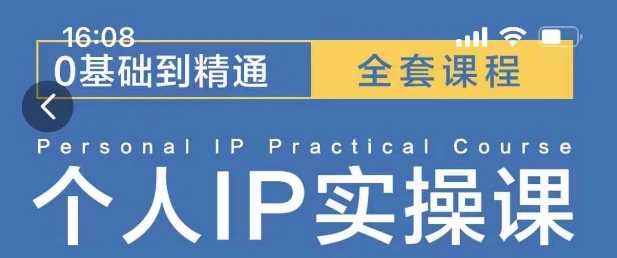 操盘手思维、个人IP、MCN孵化打造千万粉丝IP的运营方法论 - 严选资源大全 - 严选资源大全