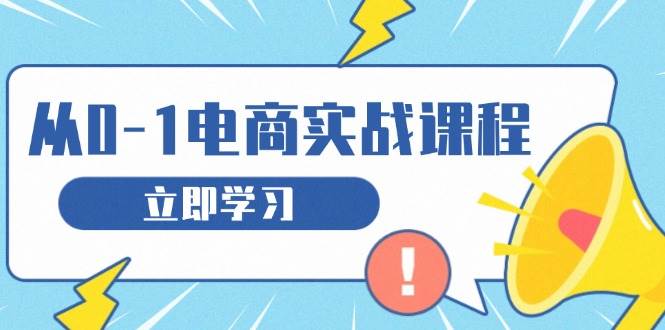 （13594期）从零做电商实战课程，教你如何获取访客、选品布局，搭建基础运营团队 - 严选资源大全 - 严选资源大全