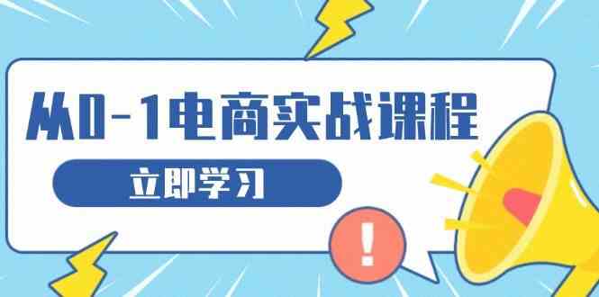 从零做电商实战课程，教你如何获取访客、选品布局，搭建基础运营团队 - 严选资源大全 - 严选资源大全