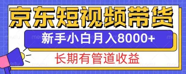 京东短视频带货新玩法，长期管道收益，新手也能月入8000+ - 严选资源大全 - 严选资源大全