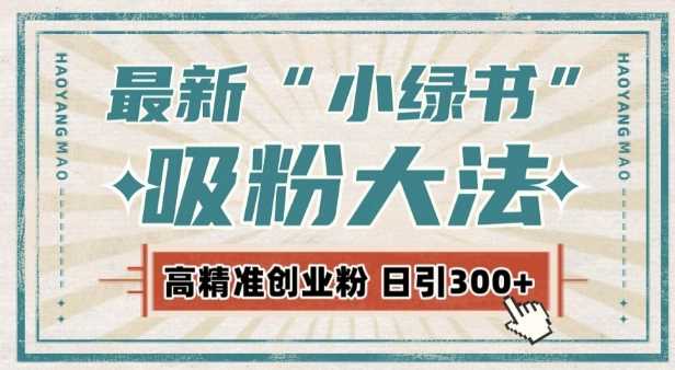 最新自动化“吸粉术”，小绿书激活私域流量，每日轻松吸引300+高质精准粉! - 严选资源大全 - 严选资源大全