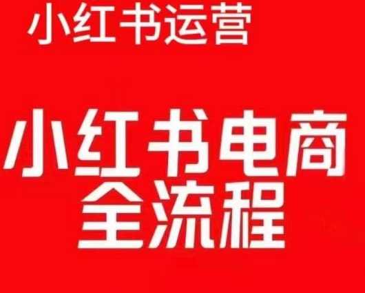 红薯电商实操课，小红书电商全流程 - 严选资源大全 - 严选资源大全