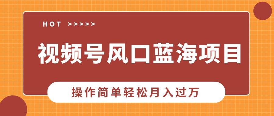 （13945期）视频号风口蓝海项目，中老年人的流量密码，操作简单轻松月入过万 - 严选资源大全 - 严选资源大全