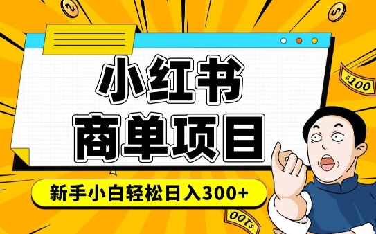 小红书千粉商单，稳定快速变现项目，实现月入6-8k并不是很难 - 严选资源大全 - 严选资源大全