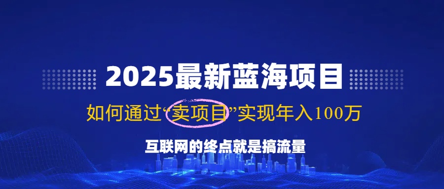 2025最新蓝海项目，零门槛轻松复制，月入10万+，新手也能操作！ - 严选资源大全 - 严选资源大全